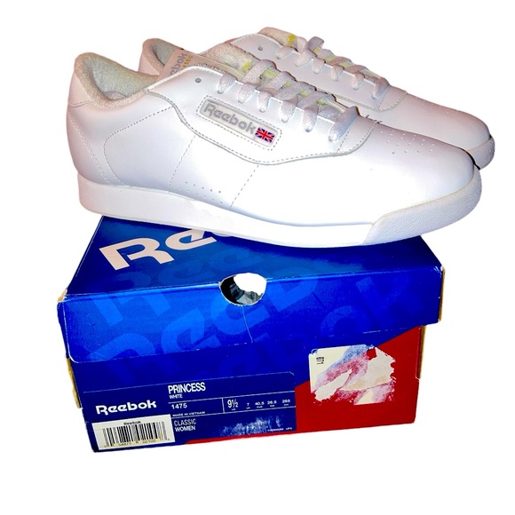 Reebok Princess White White Womens Trainers size 9.5 New in Box - Picture 1 of 7